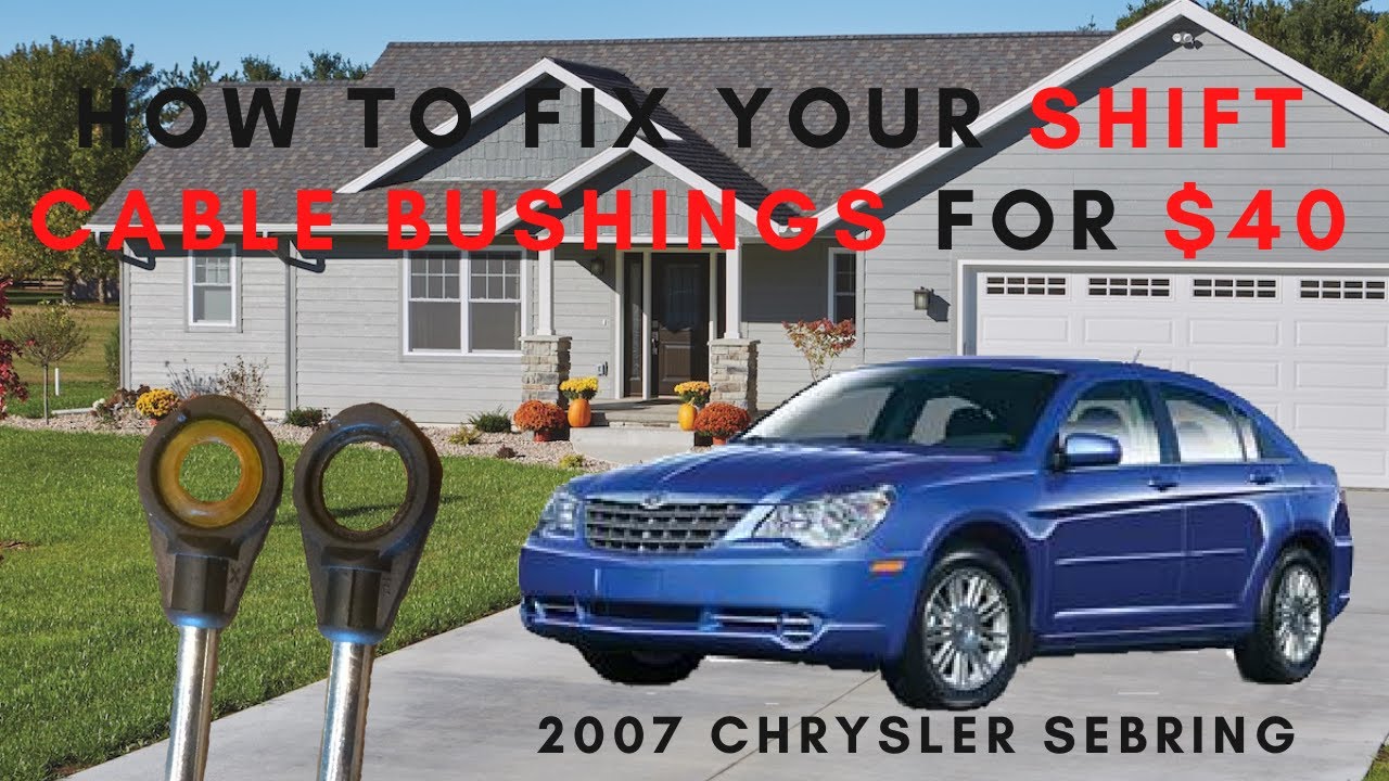 2007 Chrysler Sebring Shift Cable Bushings Replacement | HOW TO | TUTORIAL