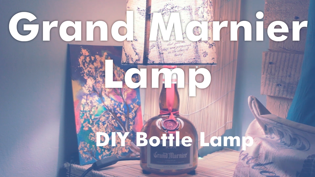How to make a Grand Marnier Lamp - LED Filament Bulb