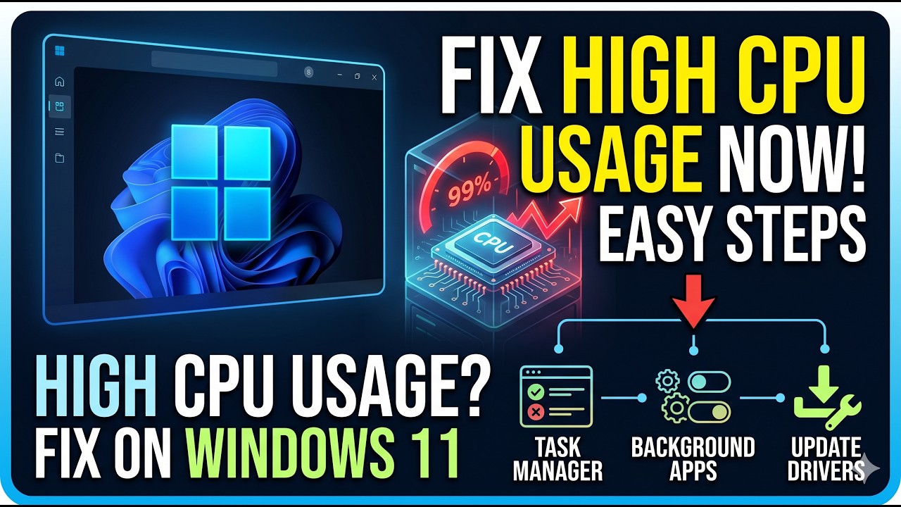 Fix Capability Access Manager Service high CPU usage | How Do I Fix High CPU Usage on Windows 11?
