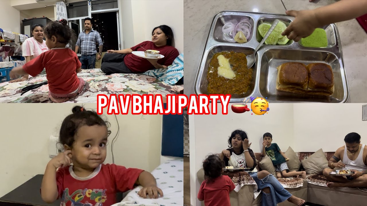 Travelled 14km just to have Pav Bhaji🤣| Anantu Drama queen🫠🦦| Surprised Mani Mama🤨🥰 |  