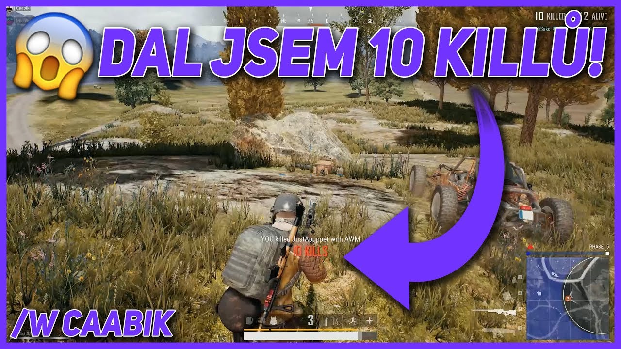 DAL JSEM 10 KILLŮ! 😱 AWM POWER 👌 | PUBG S CAABIKEM #26