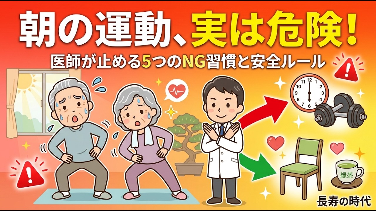 70代からの運動：その「毎朝の習慣」が体を壊す…医師が止める5つと、代わりにやる安全ルール
