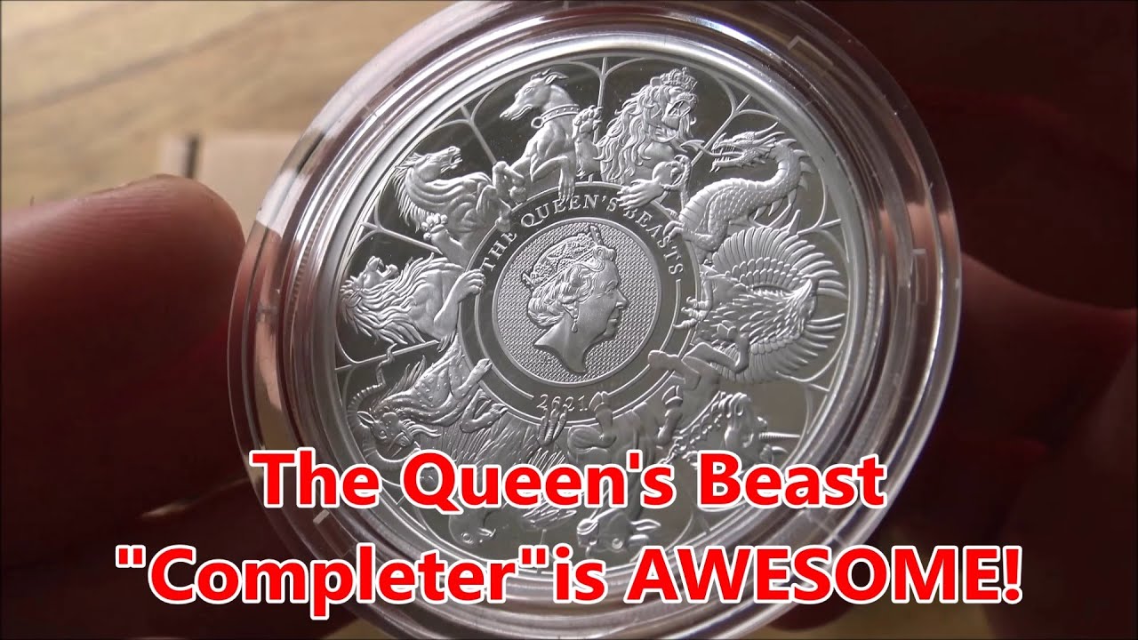 1 oz Silver Proof Queen's Beast Completer - The Latest and Greatest Silver from The Royal Mint!