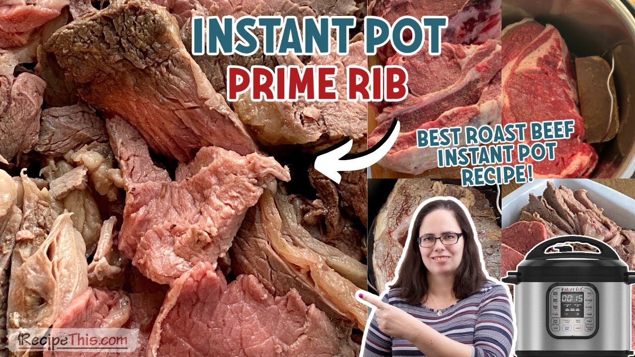 Instant Pot Prime Rib (лучший рецепт ростбифа, приготовленного в скороварке!)