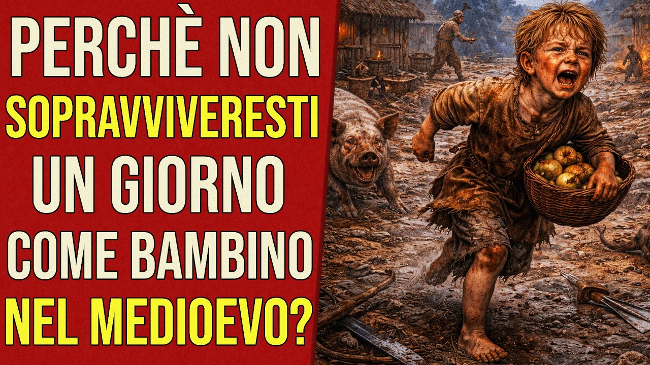 Perché non sopravviveresti un giorno come bambino nel Medioevo?