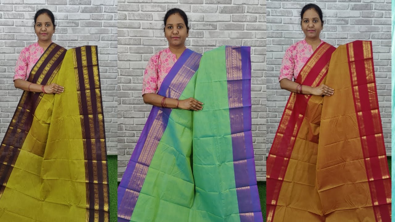 ✨Kanchi Cotton Saree ✨ Premium Quality ✨ WhatsApp 7904777474 🦚 MAA Boutique 
