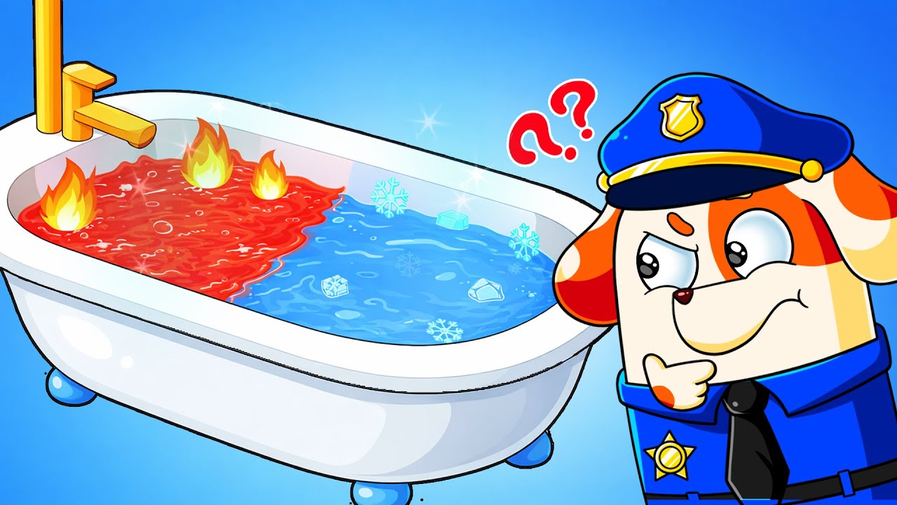 Kids Learn Take a Shower | Cold VS Hot | Learning For Kids | Cartoon For Kids | Hoo Doo Super Pup