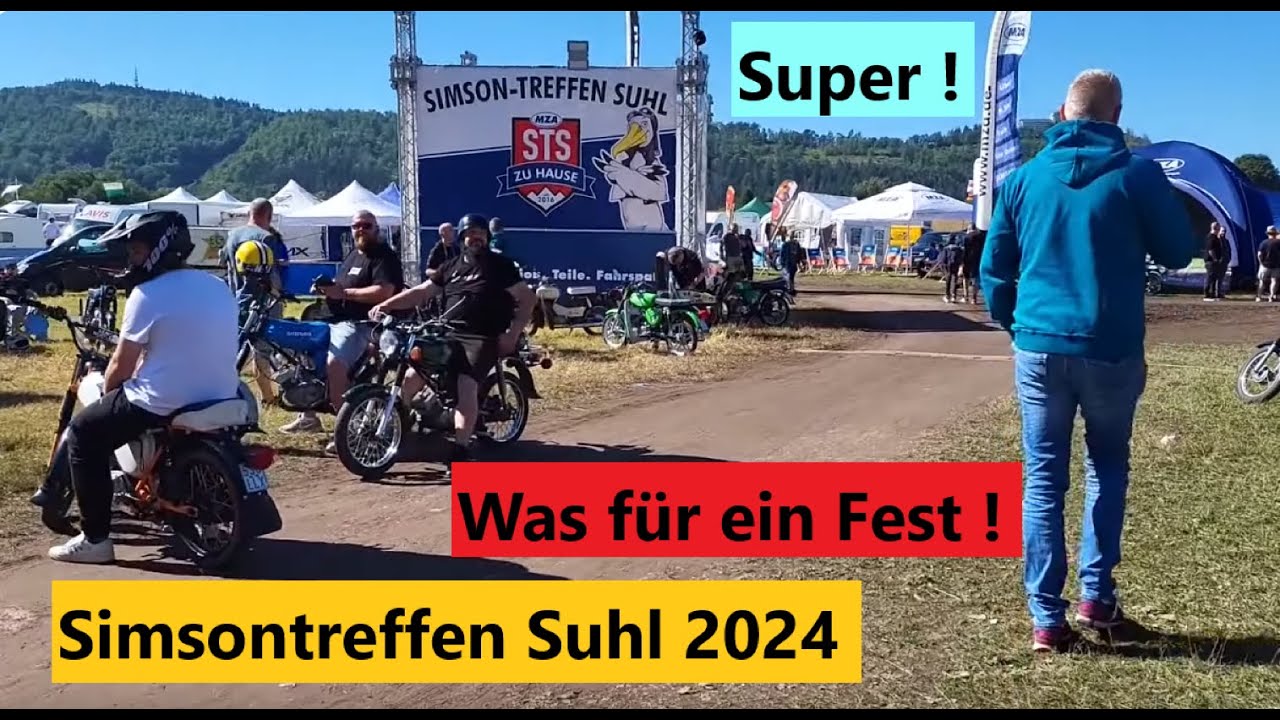 Simsontreffen Suhl 2024 ! Was für ein Fest ! Wir waren dabei !