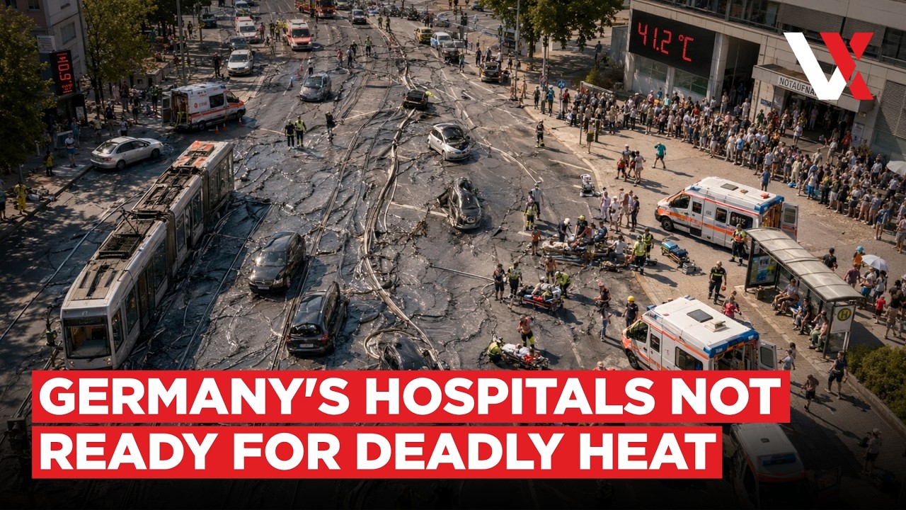 Roads Melt, Trams Stop, Hospitals Exposed | Germany Grinds To A Halt Under Record Heat | VERTEX