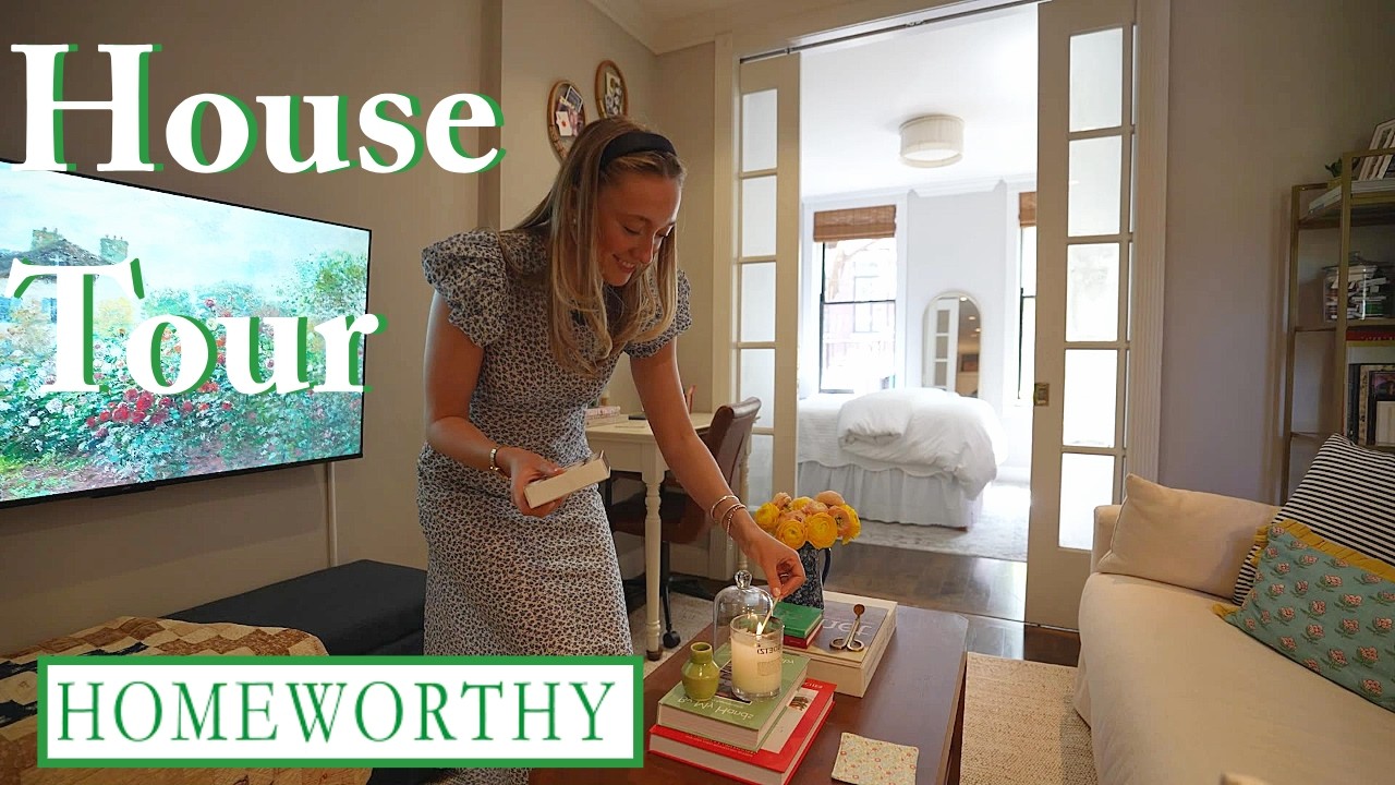 HOUSE TOUR | A Chic 375 Sq Ft NYC Apartment with Renter-Friendly Hacks