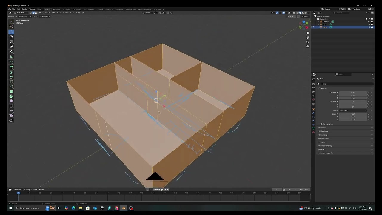 Modelling a house part 1