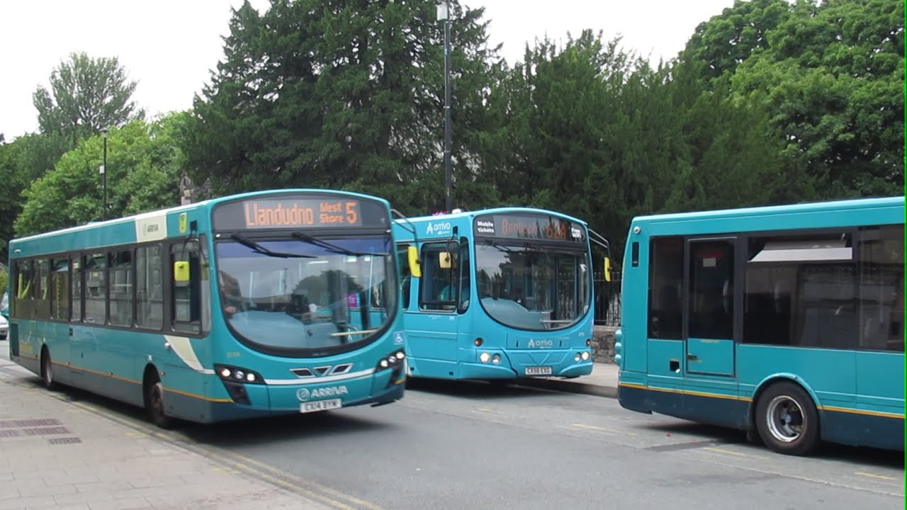 Buses at Bangor & Menai Bridge September 2021