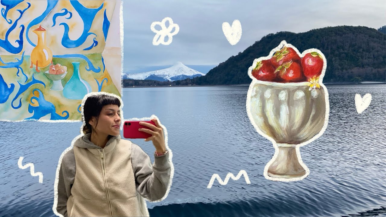 acompáñame a dar clases de pintura /ARTVLOG 👩🏻‍🎨🌼✨