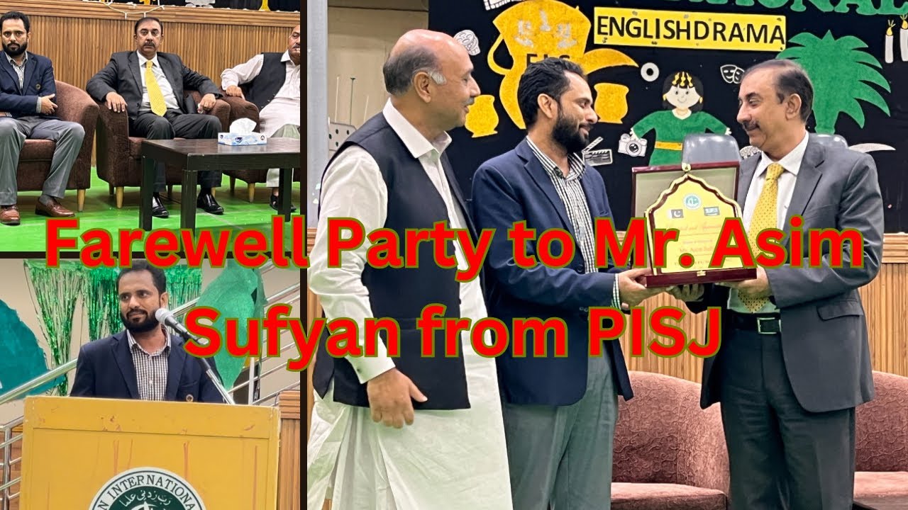 Hamaray ek colleague ki Farewell Party ki mukhtasir se video || Asim Sufiyan || #PISJ