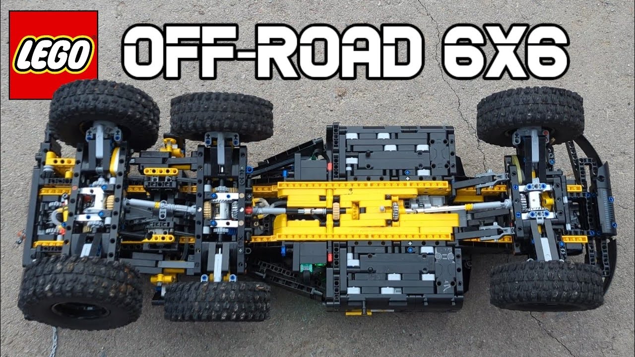 Unstoppable Lego 6x6 truck