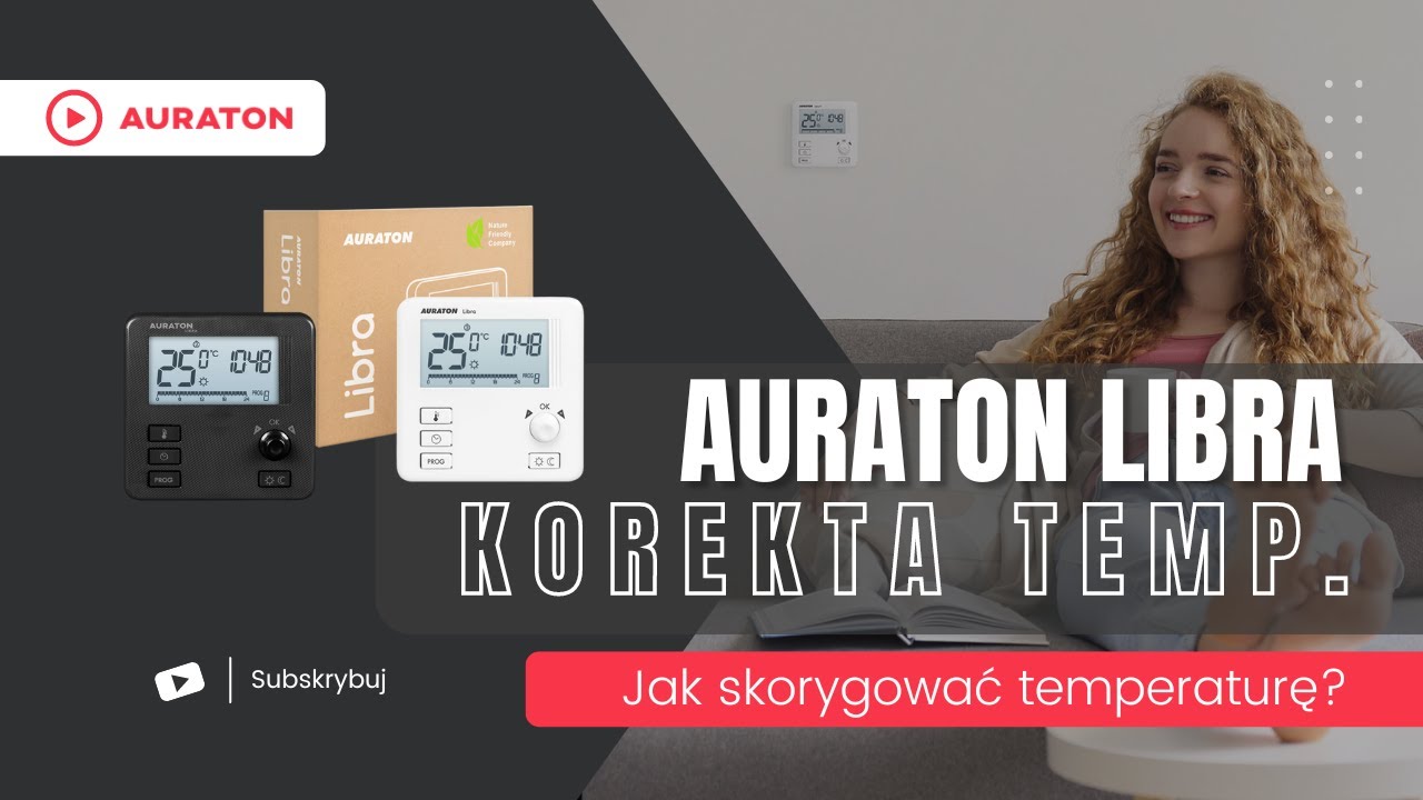 AURATON Libra - Jak skorygować wskazania temperatury?