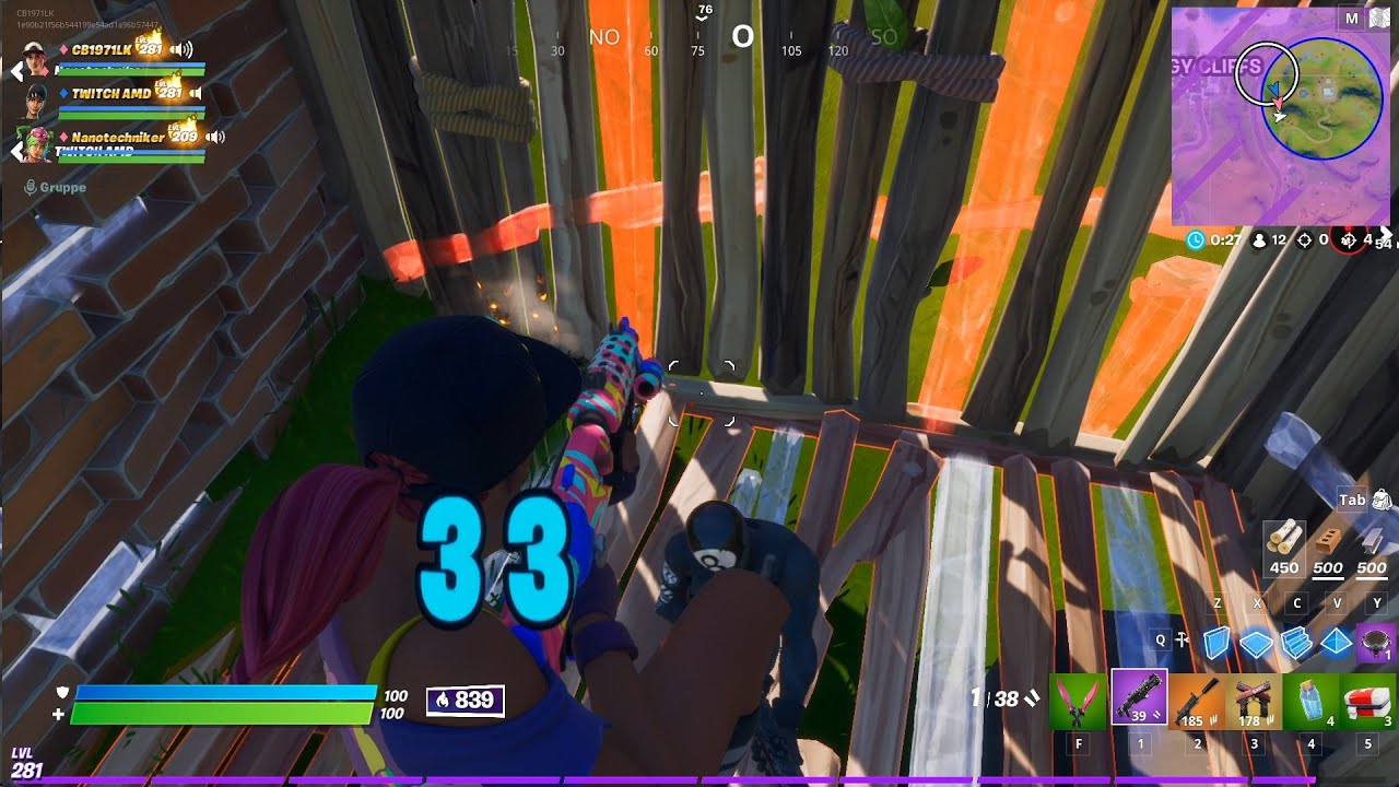 Fortnite 2 Season 2 - Arena Trios : Den letzten hat der Sturm geholt