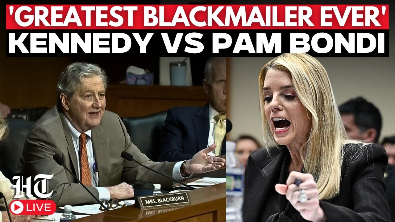 LIVE: John Kennedy CLASHES with Pam Bondi in Fiery Senate Hearing Over DOJ Spying Allegations