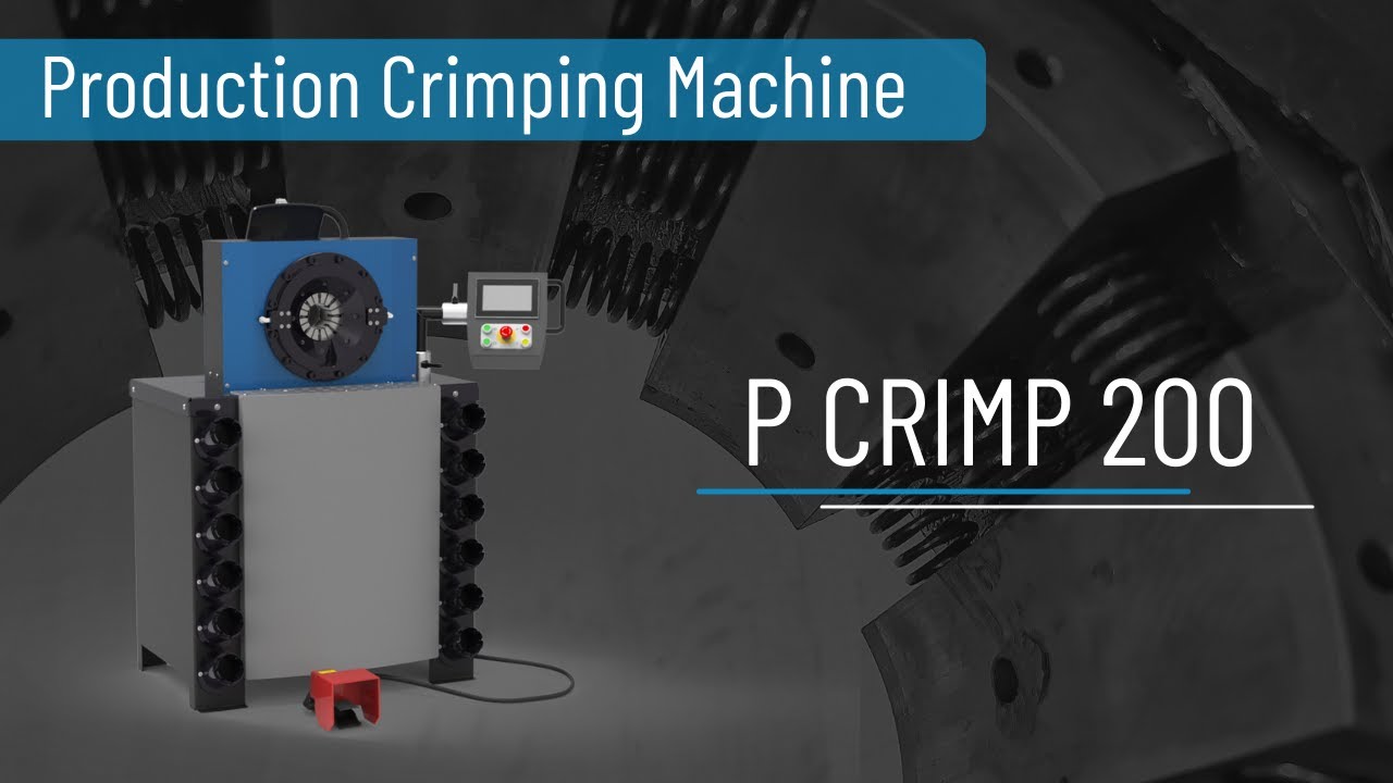 TECHMAFLEX - HYDRAULIC AND INDUSTRIAL HOSE PRODUCTION CRIMPER - P CRIMP 200