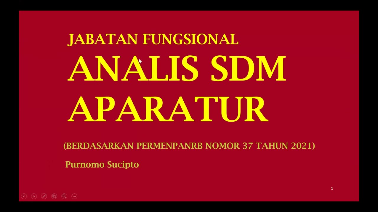 JABFUNG ANALISIS SDM APARATUR (DARI A SAMPAI Z)