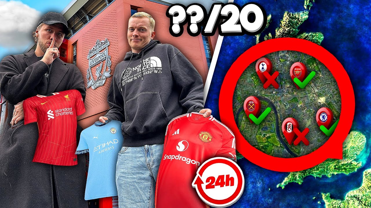 Hvor mange Fotball Stadioner kan man Besøke på 24 Timer?