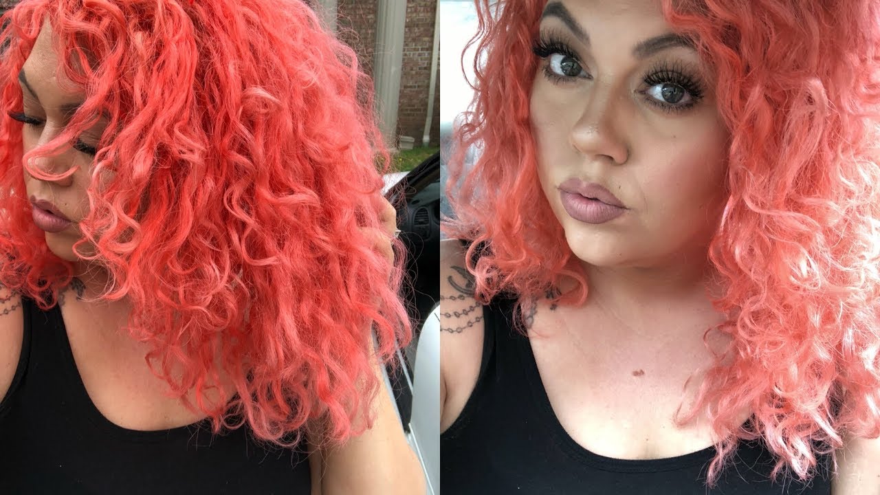 How To: Peach Hair | Vlog | Wella ColorCharm Paints