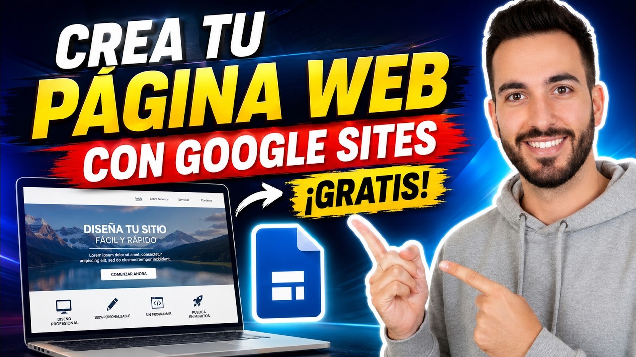 Crea tu página web gratis con Google Sites | 2026