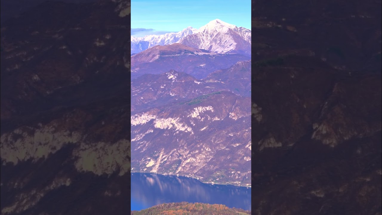 4K HDR Drone Views of Lake Como & Alps in Autumn