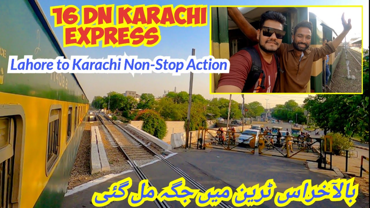 No Berth in Trains, Rush Week | Lahore to Karachi Train Travel