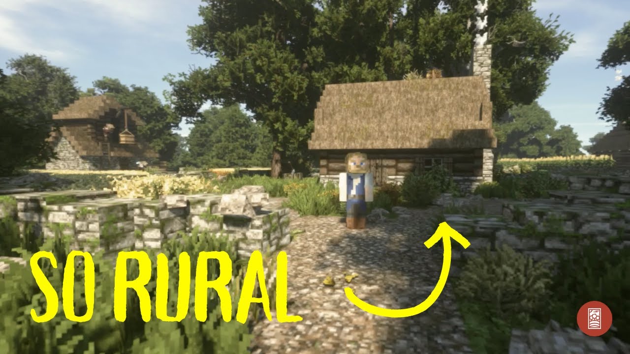 Walk With Us | The small forest village Greenwood | Minecraft ASMR Conquest Reforged