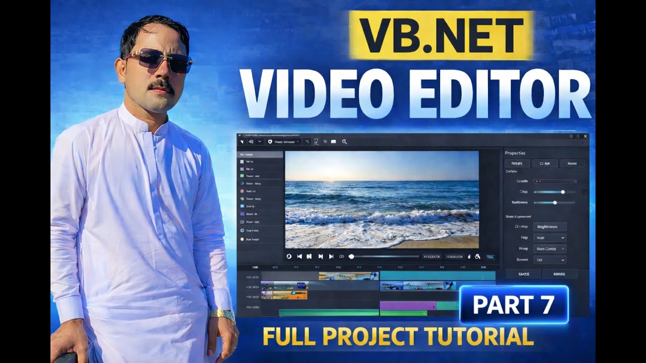 VB.NET Video Editor Tutorial 2026 – Part 07 | Build a Video Editor App