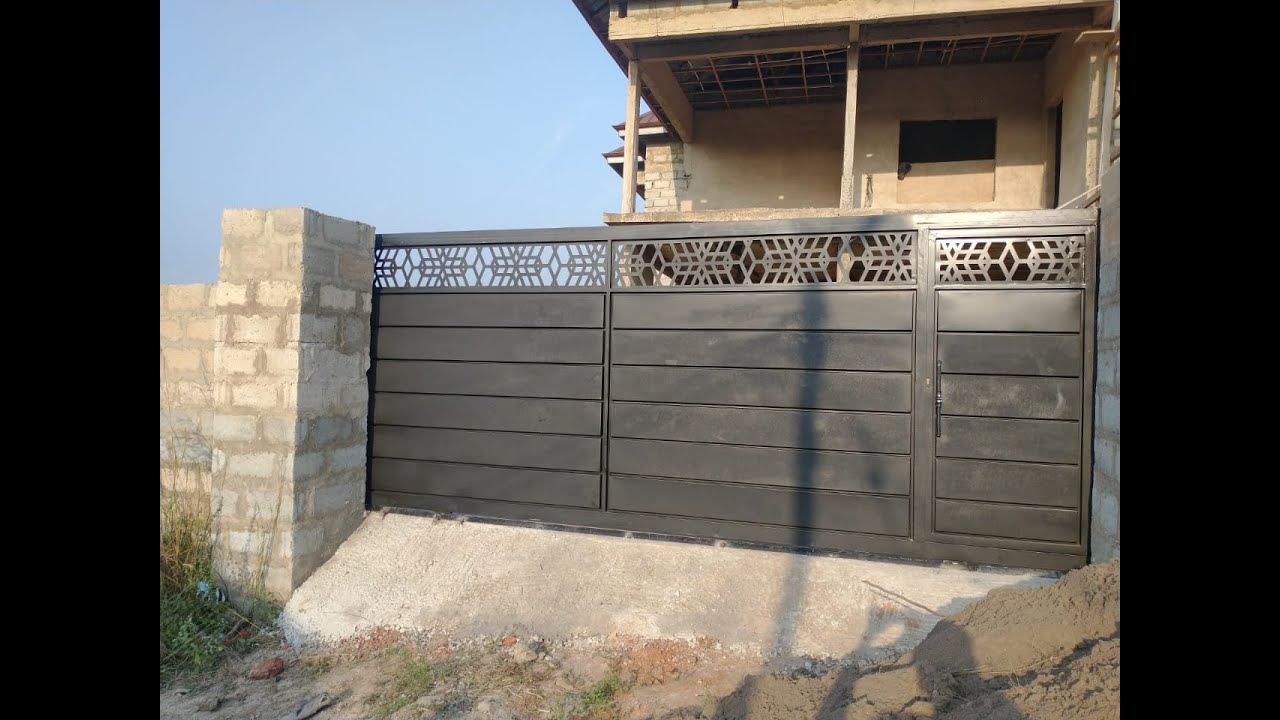 Building In Ghana | Galvanized Steel Gate Build + Install