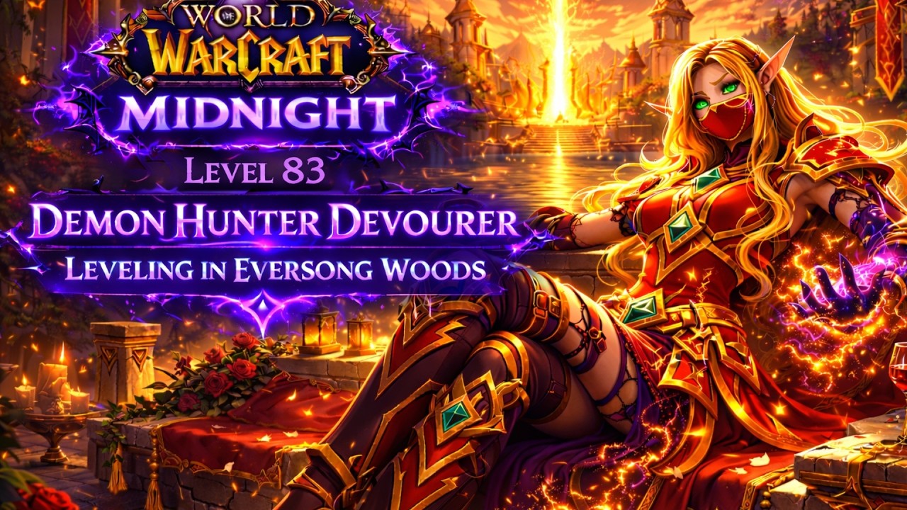 Demon Hunter Devourer Leveling In Eversong Woods Level 83