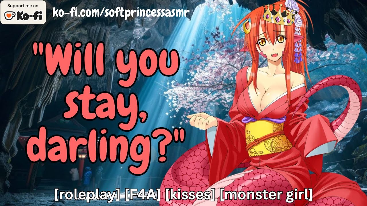 Shy Lamia meets her first human [F4A][monster girl][cave sounds]