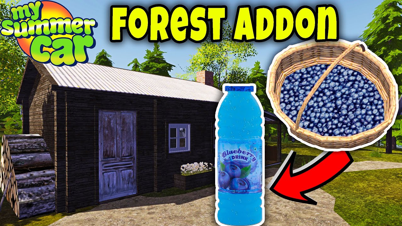 FOREST ADDON (NEW HOUSE, KEYS LOCATION, BERRIES, HOW TO RENT, JUICE) - My Summer Car