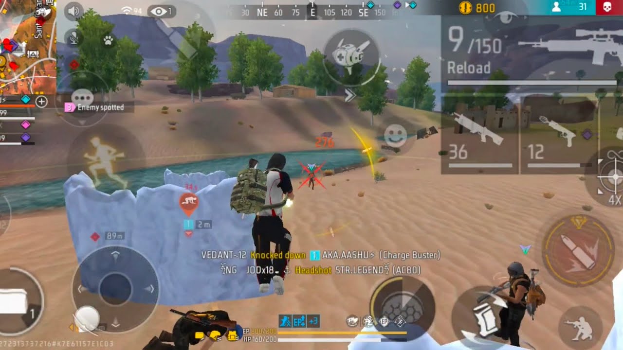 FREE FIRE MAX TOURNAMENT HIGHLIGHT 🦍🏆POV BY RUSHER 👑🦅