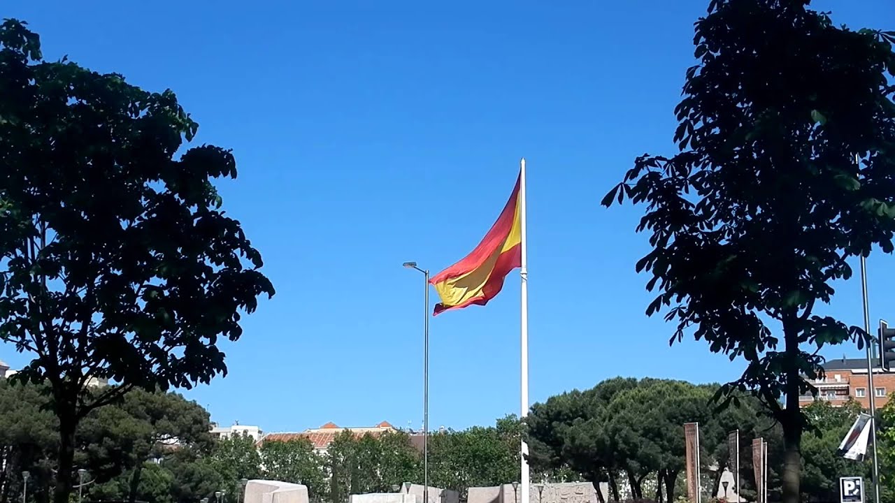 Spanish Flag in Madrid
