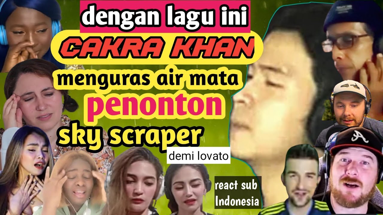 dengan lagu ini CAKRA KHAN menguras air mata yang nonton & berkeringat dingin, sky scraper