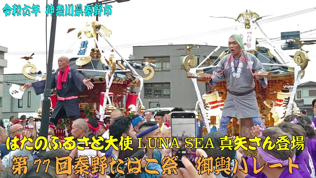 令和6年 第77回秦野たばこ祭  御輿パレード