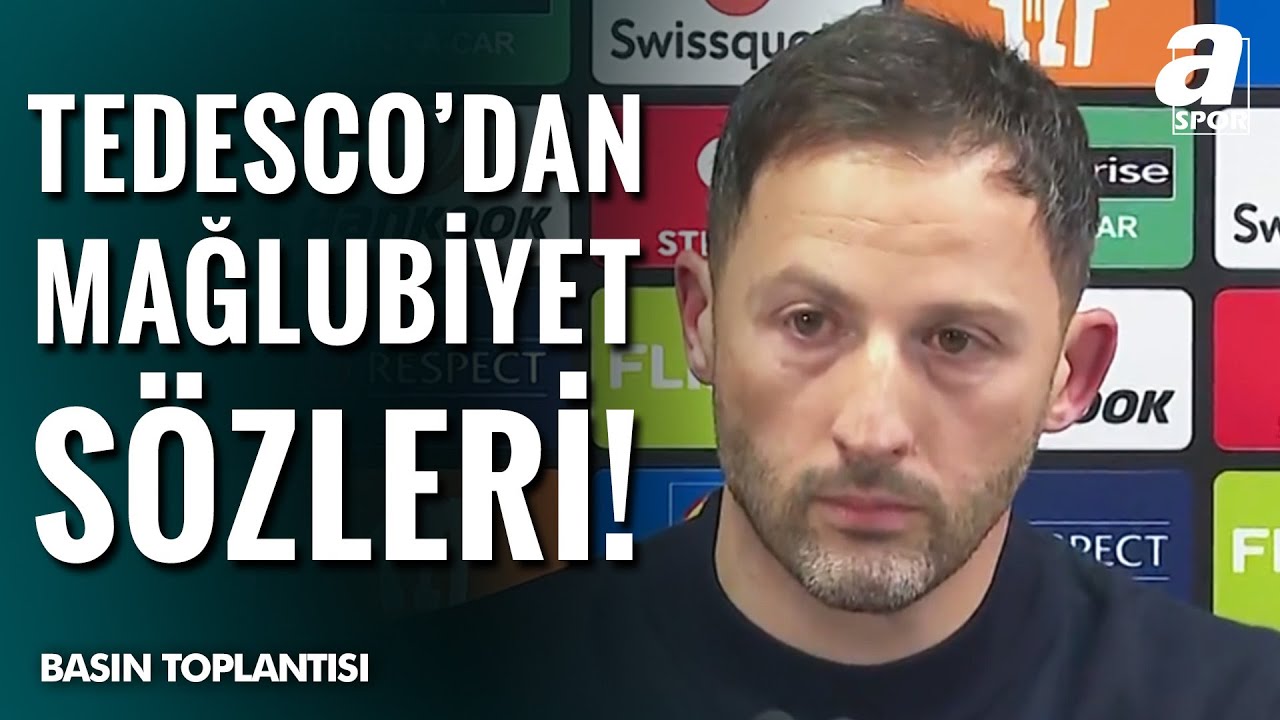 Fenerbahçe 0-1 Aston Villa | Domenico Tedesco Maç Sonu Basın Toplantısı