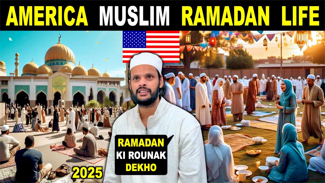 Ramadan In AMERICA 2025 | Ramzan Mein America MASJID Dekho | Ramzan Vlog 2025 | Hindi