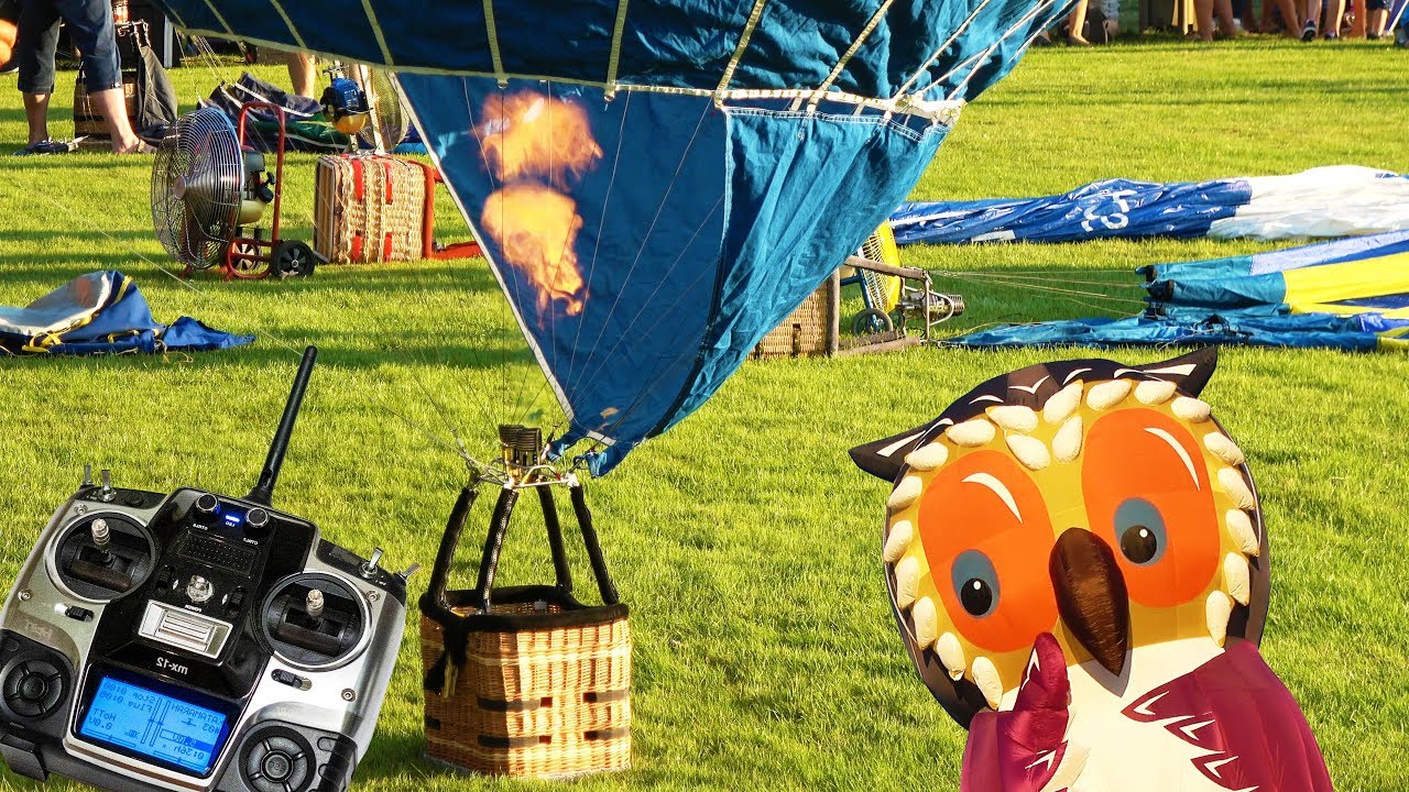 RC controlled Hot Air Balloons | Barnstorf 2019
