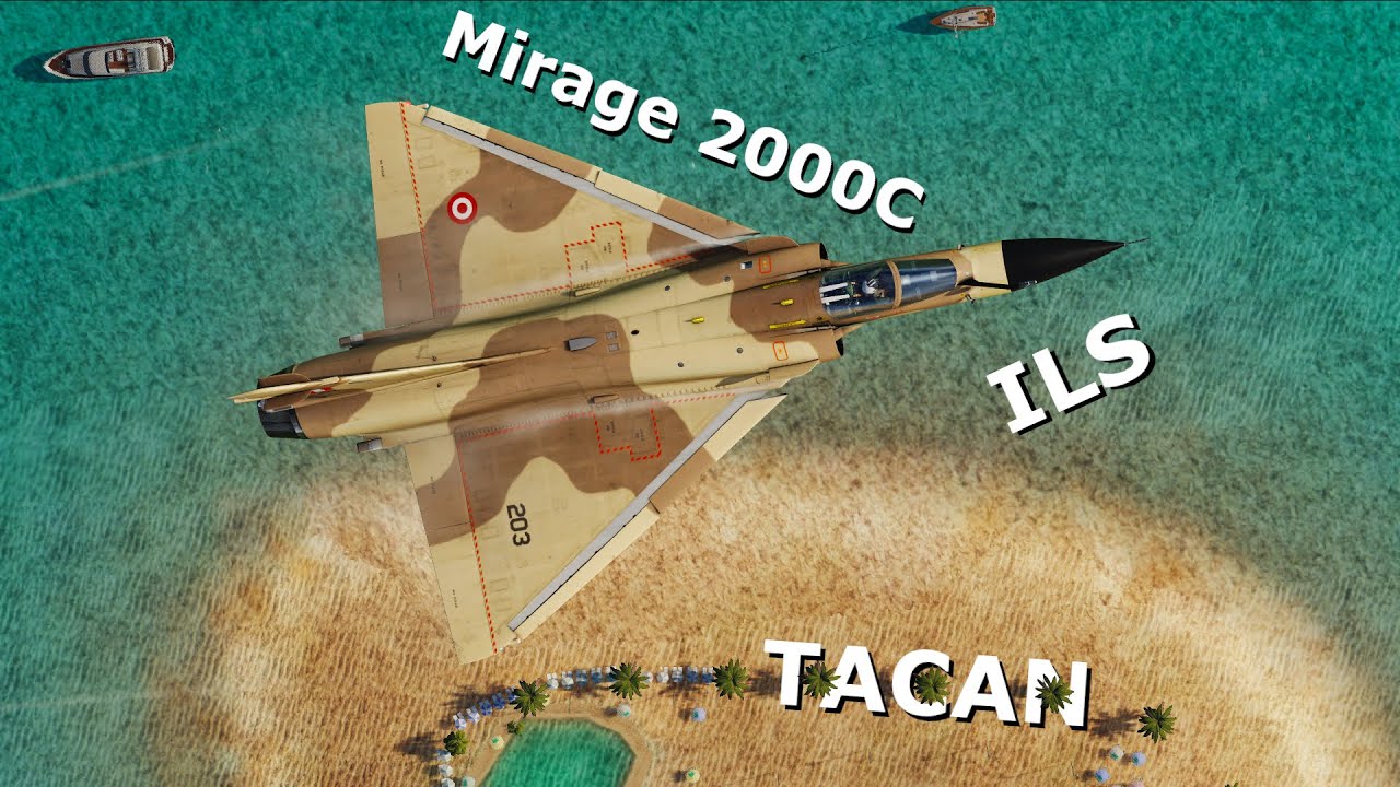 Wirtualna Szkoła Orląt: Mirage 2000C #5 - TACAN i lądowanie przy pomocy ILS