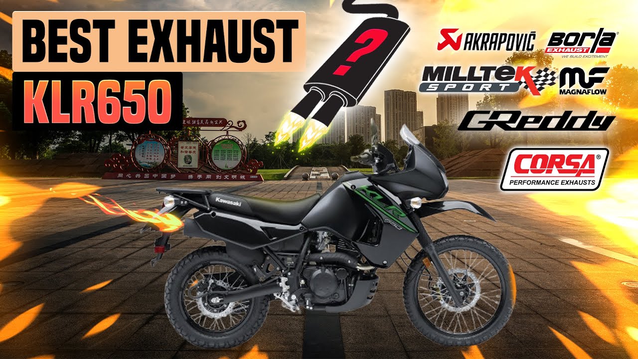 Kawasaki KLR650 Exhaust Sound🔥Big Gun,Cobra,Delkevic,FMF,GPR,LeoVince,Lexx,MSR,Staintune,Yoshimura