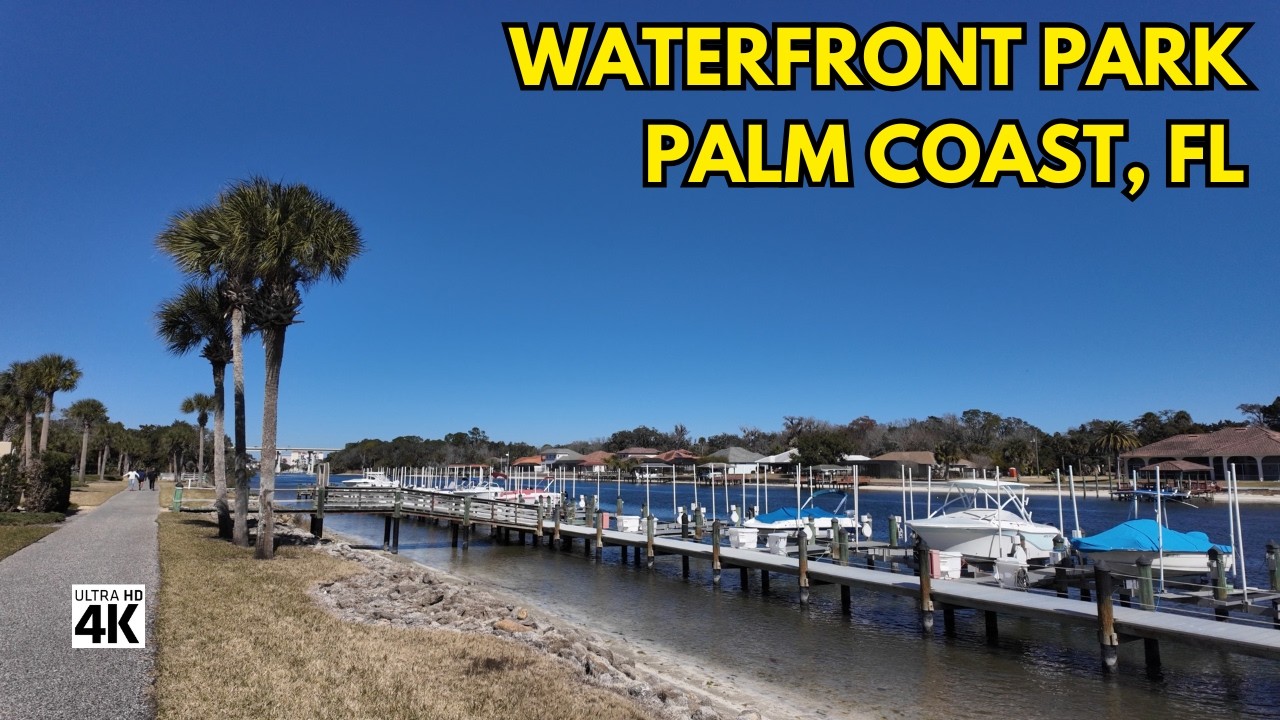 #4. Discover one of Florida’s Hidden Gems: A Relaxing 4K Walk at Waterfront Park