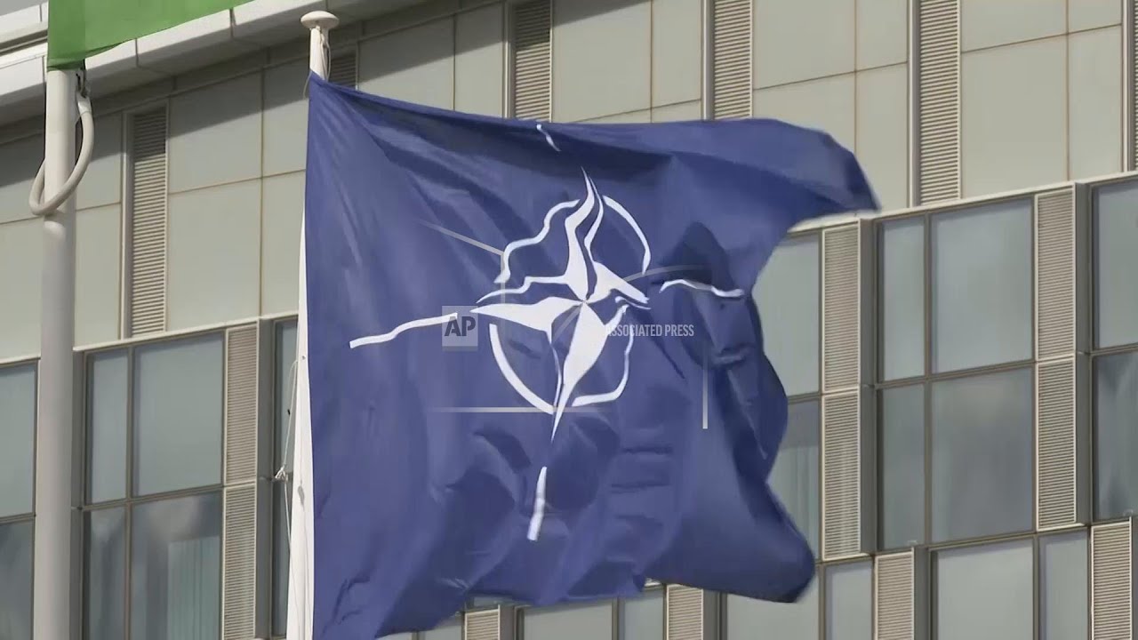 Autumn views of NATO headquarters in Brussels