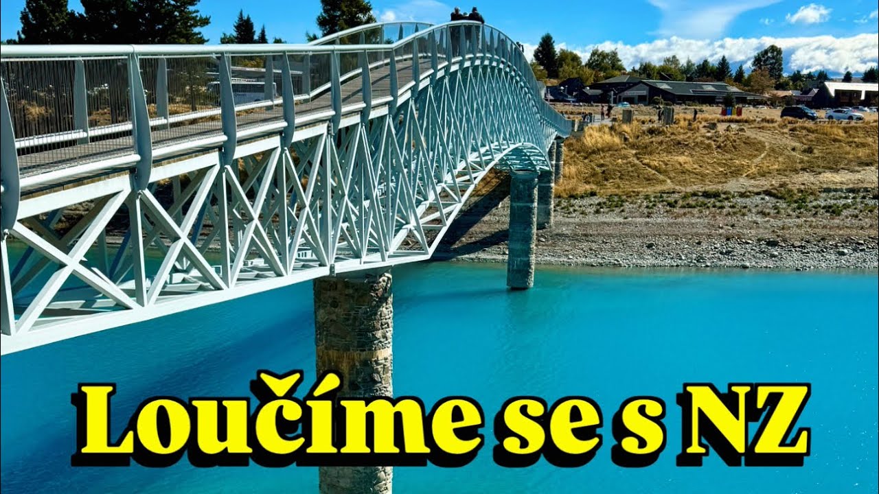 27. Nejhezčí jezera Nového Zélandu a poslední den v Christchurch | Nový Zéland