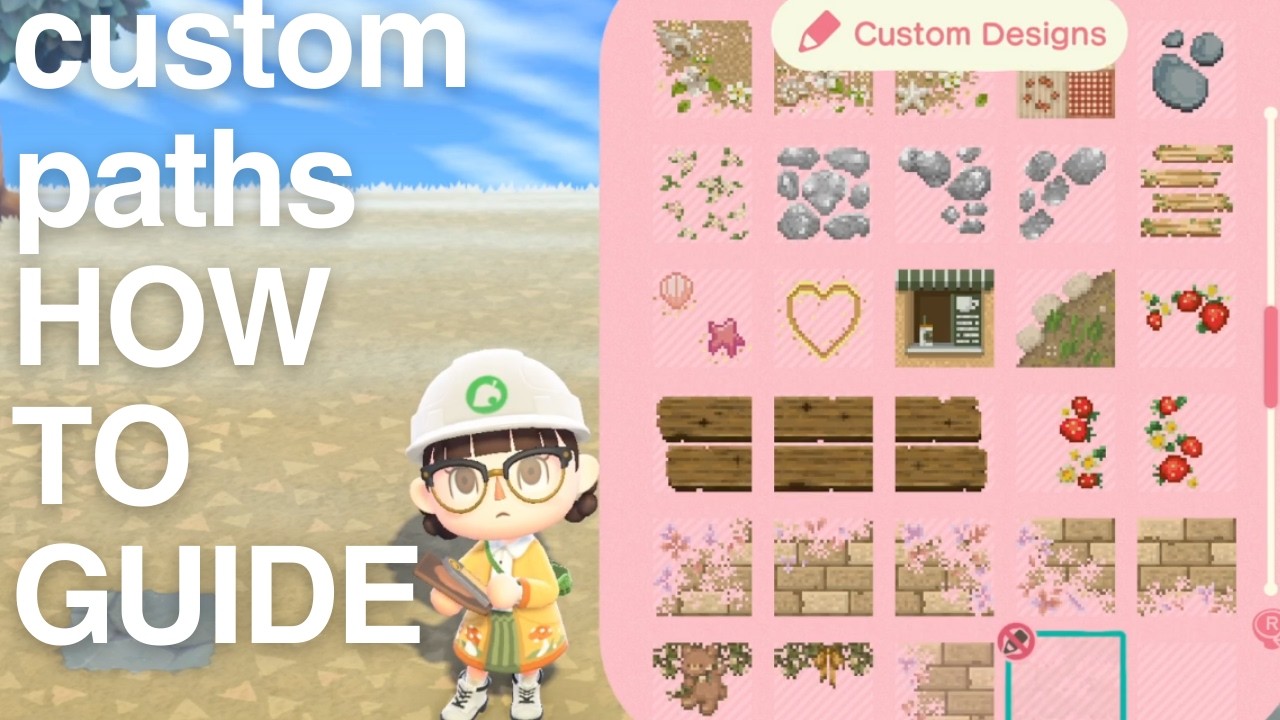 Custom Paths in Animal Crossing - STEP BY STEP HOW TO GUIDE
