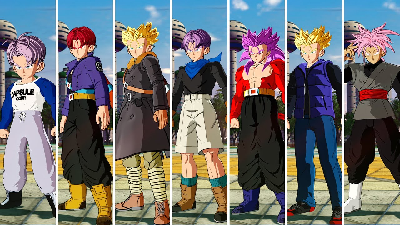 Trunks New Forms and Transformations | DRAGON BALL Sparking! ZERO Mods