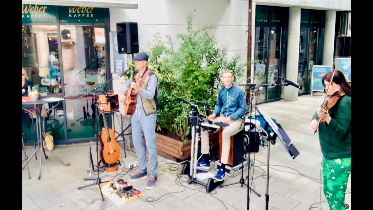 Vanishing Lake and Heavy Jigs: Traditional Irish Dance Music Violin, Guitar, Drums, Kempten, Bavaria